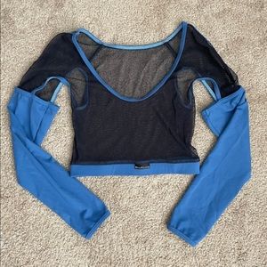 Mila Krasna Mesh Crop Top